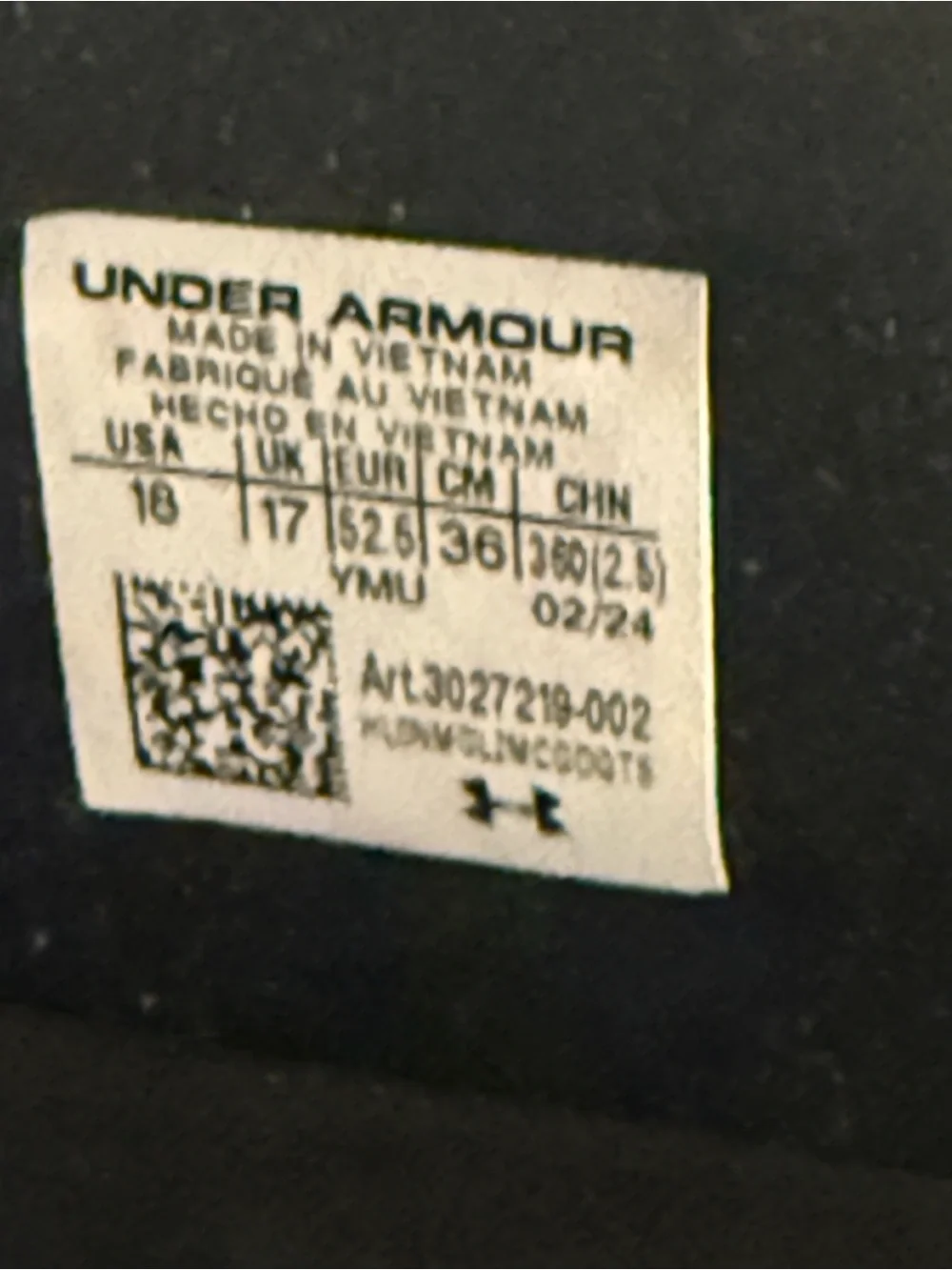 Under Armour Men’s Black Open Toe Slip On Sandals Sz(18)